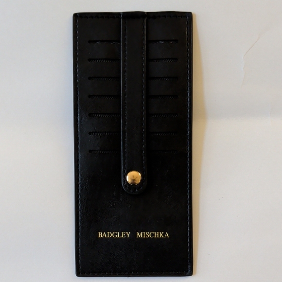 Badgley Mischka Other - Badgley Mischka Black and Gold Card Holder